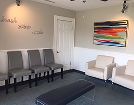 Dental office waiting room